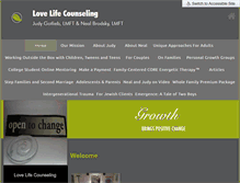 Tablet Screenshot of lovelifecounseling.com